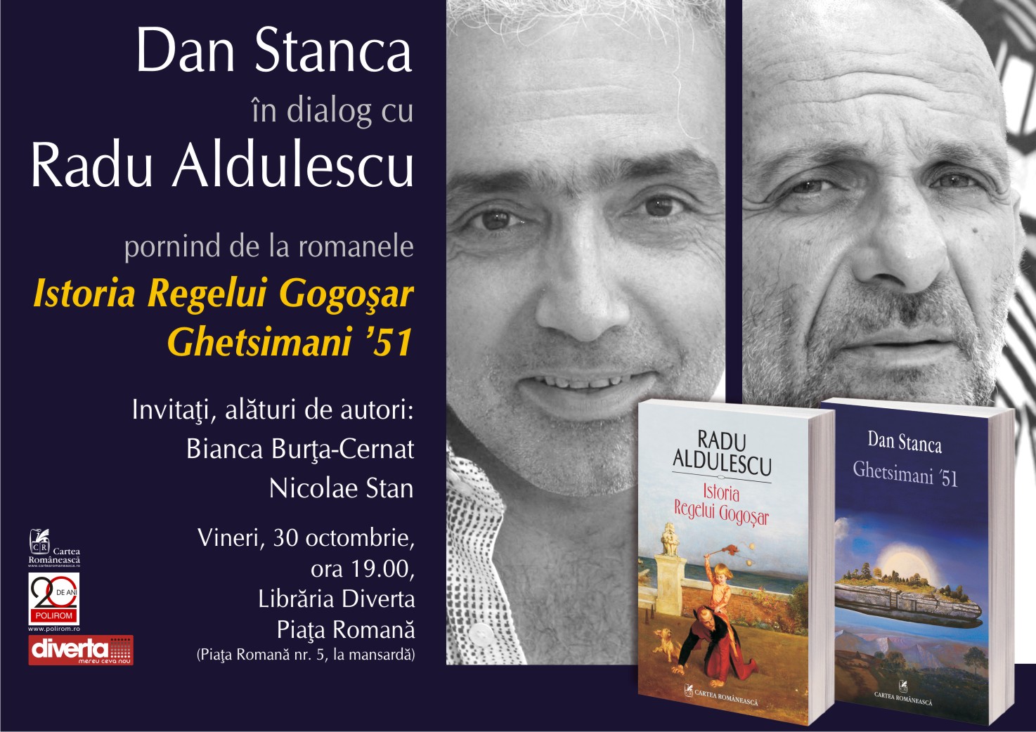 Dan Stanca în dialog cu Radu Aldulescu