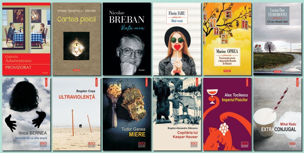 Editura Polirom: ofertă bogată de literatură română la Bookfest 2017
