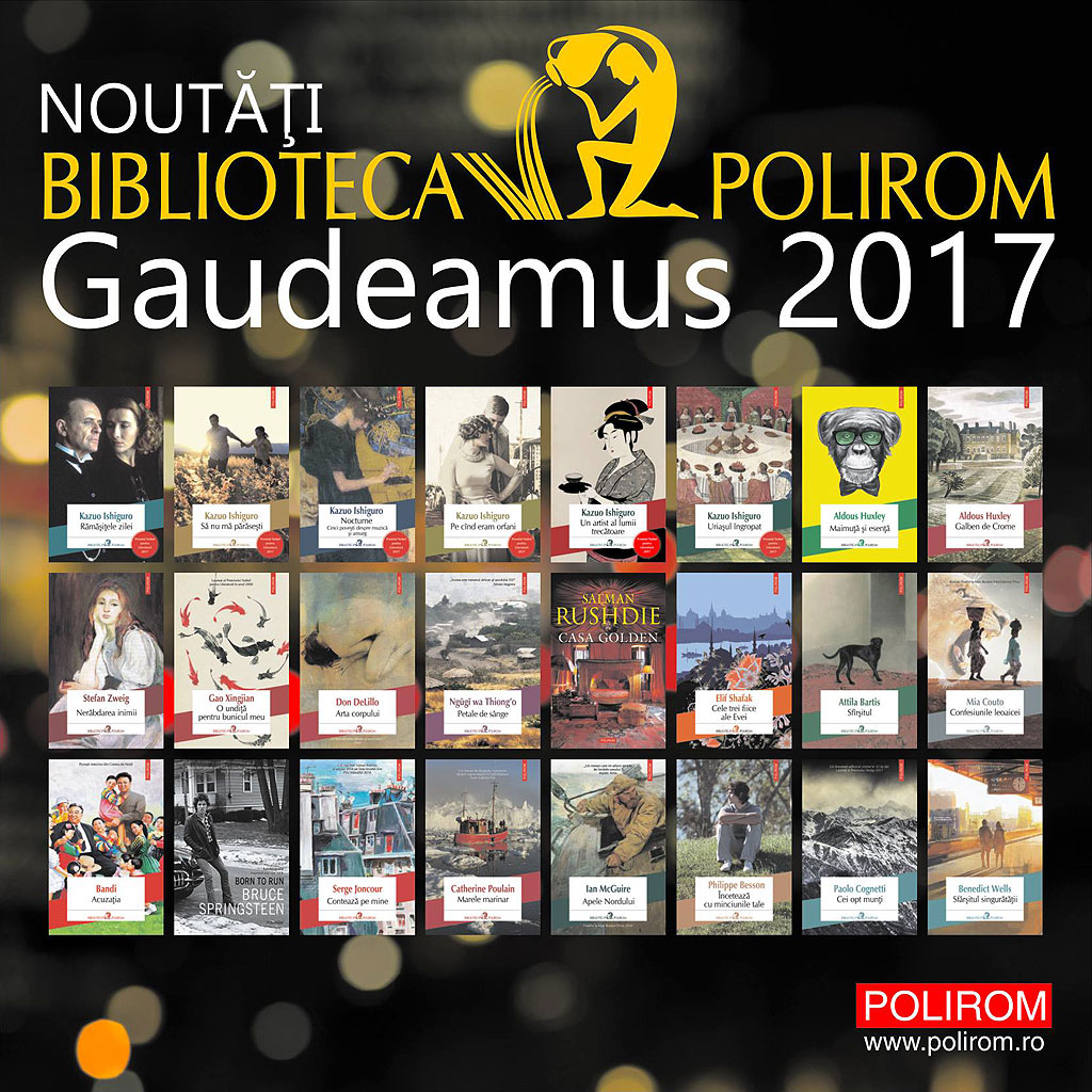 Noutăți Biblioteca Polirom la Gaudeamus 2017
